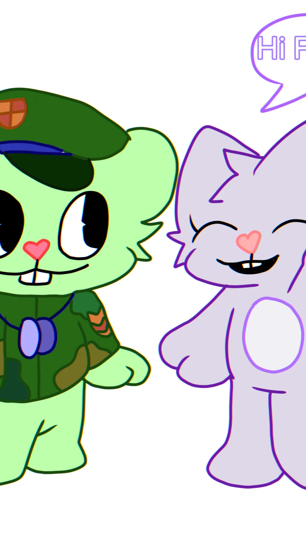 ai character: Flippy and Jamy background