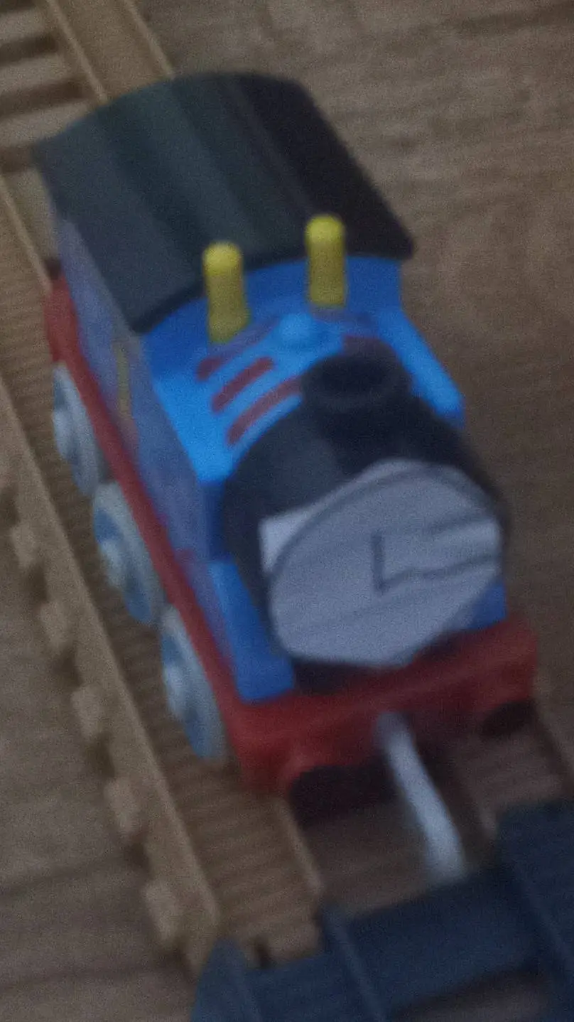 ai character: real life Thomas  background