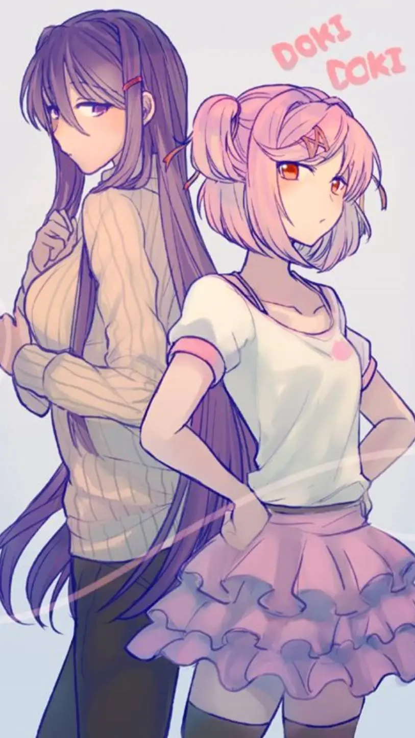 ai character: Natsuki x Yuri  background
