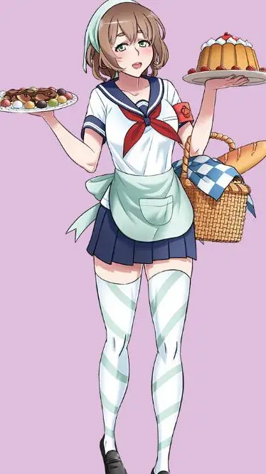 ai character: Amai Odayaka  background