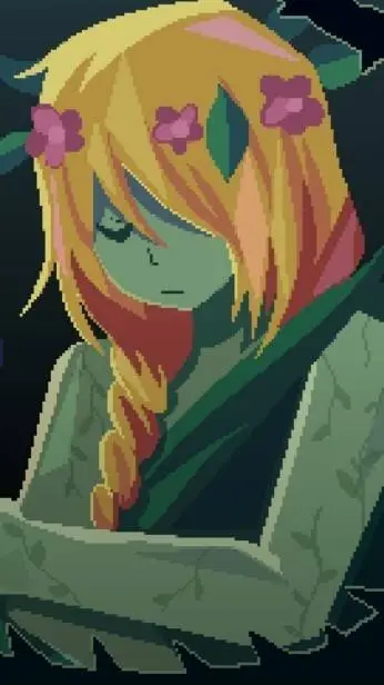 ai character: Maize background