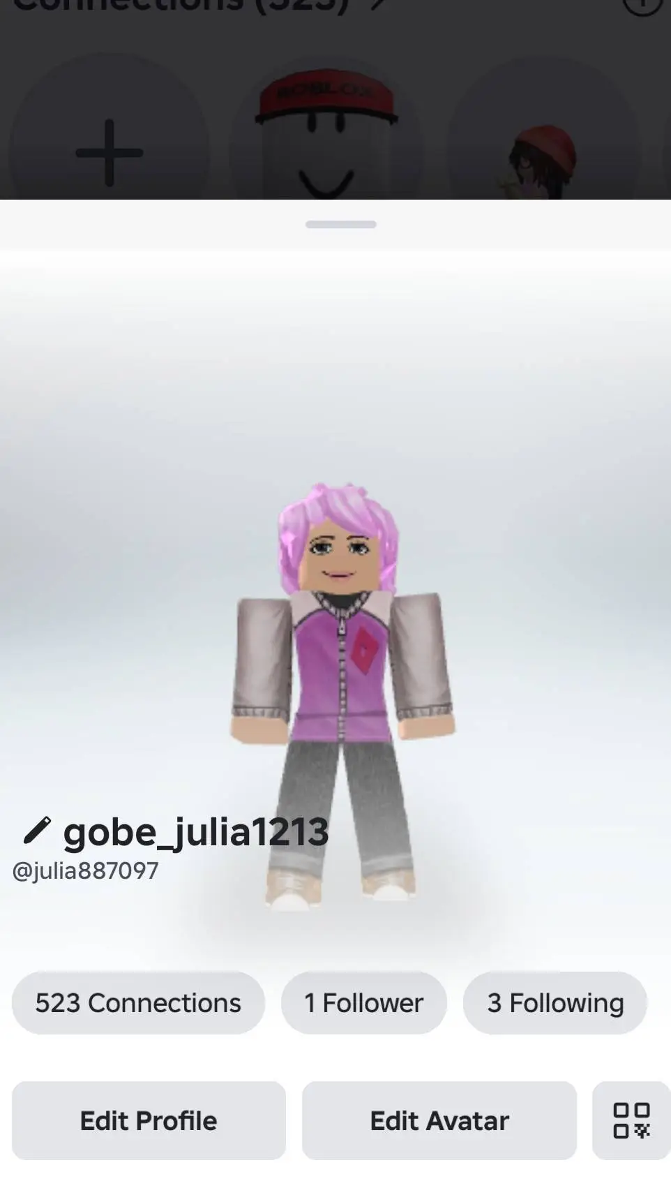 ai character: Julia887097 background