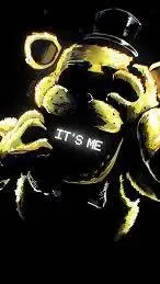 ai character: Golden freddy background