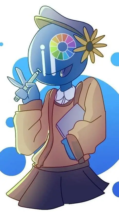 ai character: Ibispaint X background