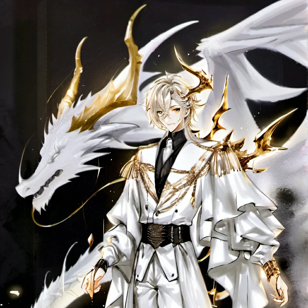chat with ai character: a dragon prince.