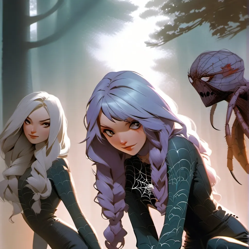 chat with ai character: spider girls