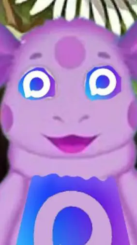 ai character: Лунтик MAX background