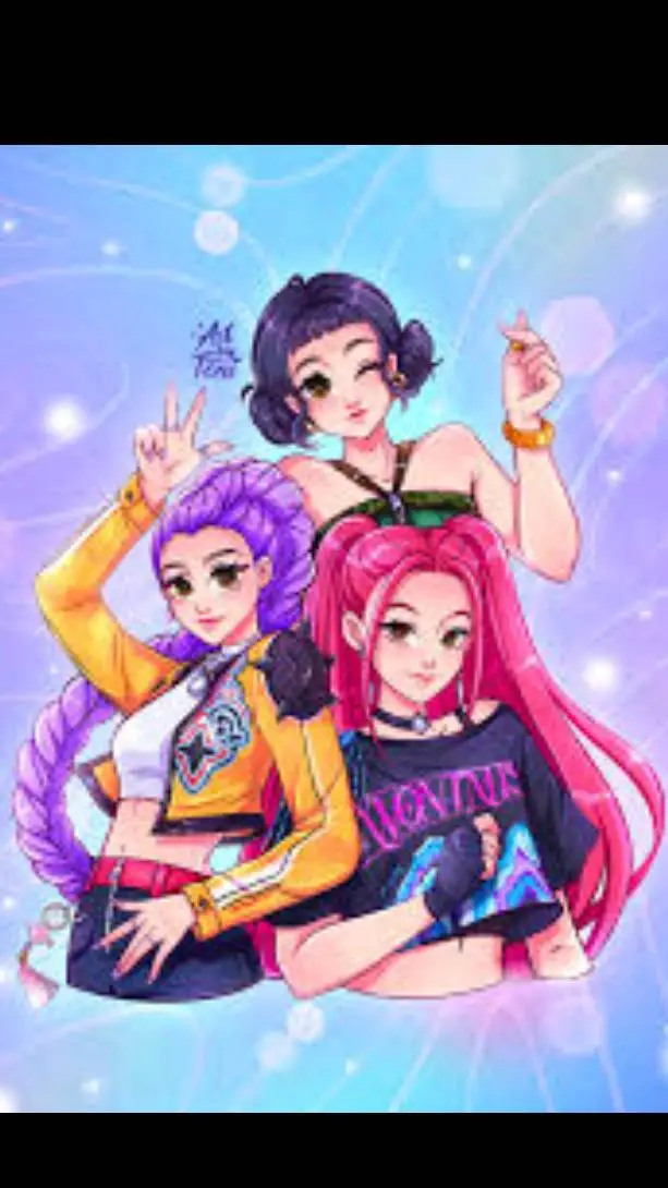 ai character: Huntrix background