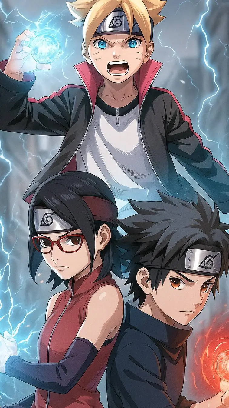 ai character: Team Konohamaru  background