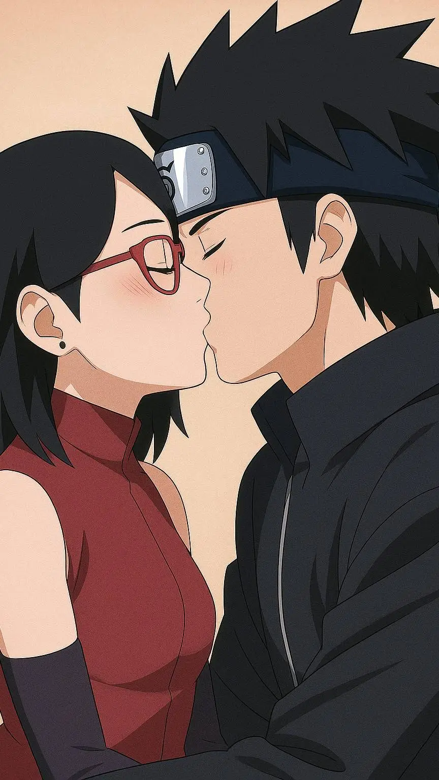 ai character: Rai x Sarada background