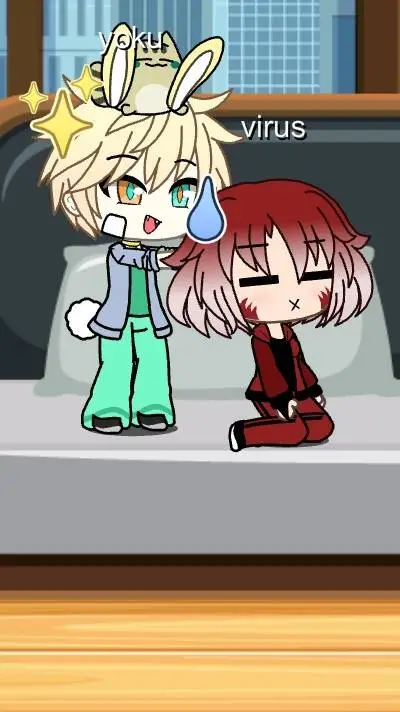 ai character: Yoku y virus  background