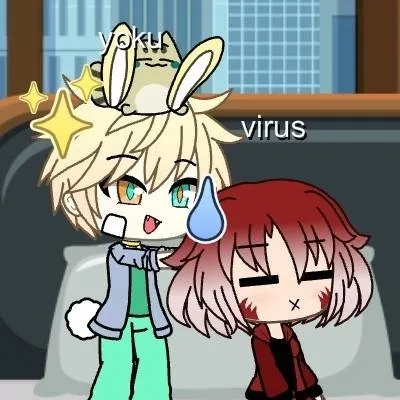 chat with ai character: Yoku y virus 