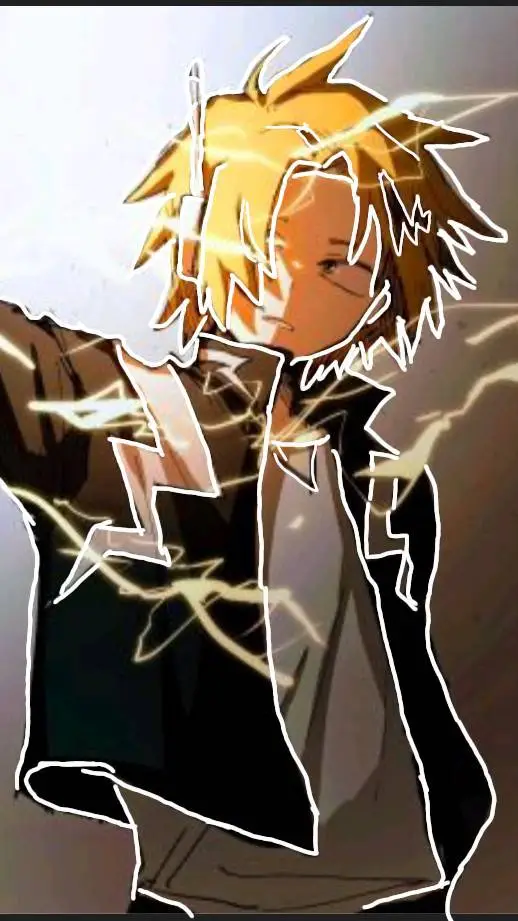 ai character: Denki kaminari✨⚡ background