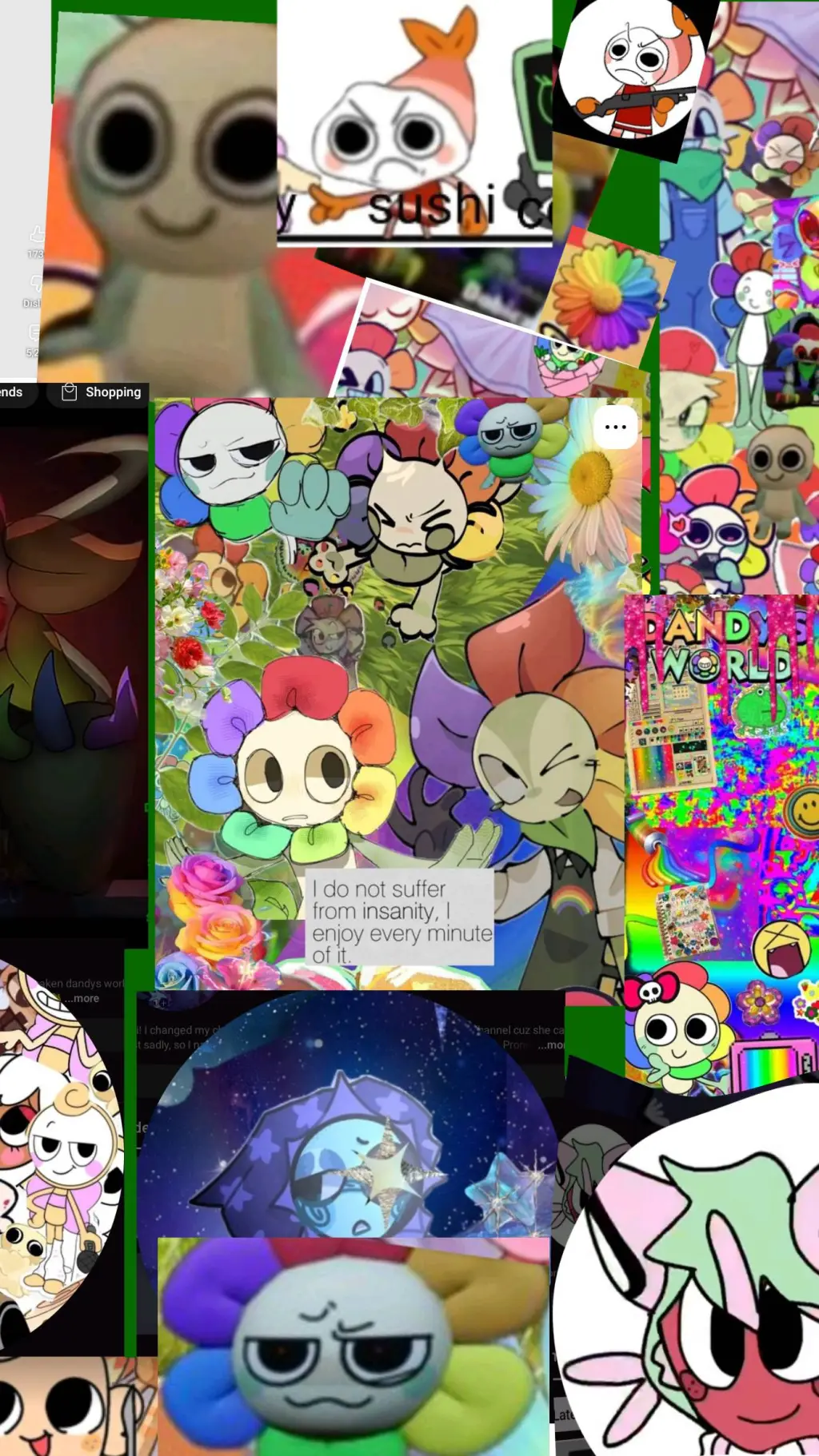 ai character: dandy's world:) background