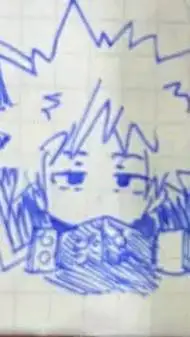 ai character: bakugo (again ok) background