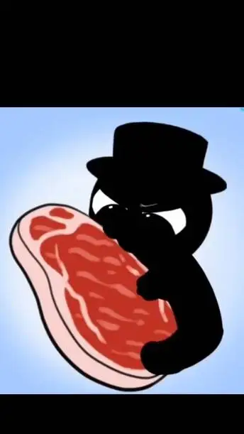 ai character: Loaf Mr Black background