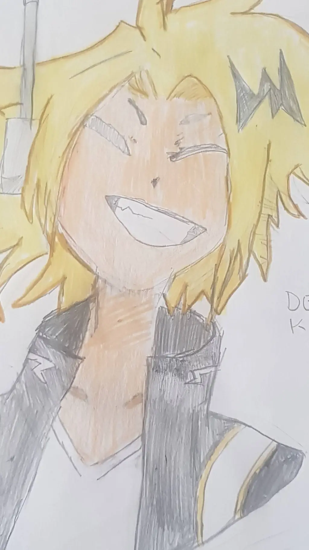 ai character: denki kaminari ita background