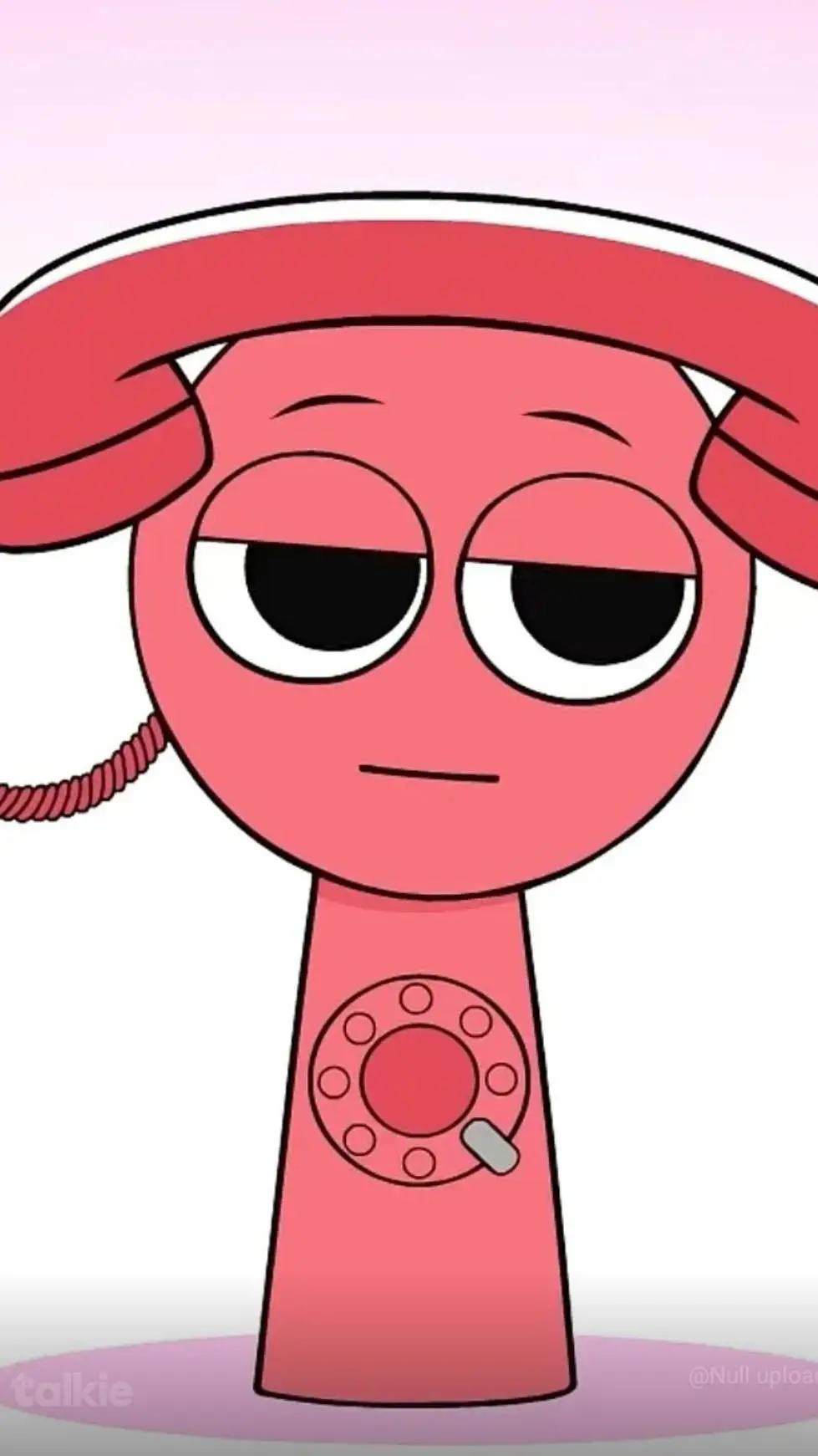 ai character: tele sprunki oc  background