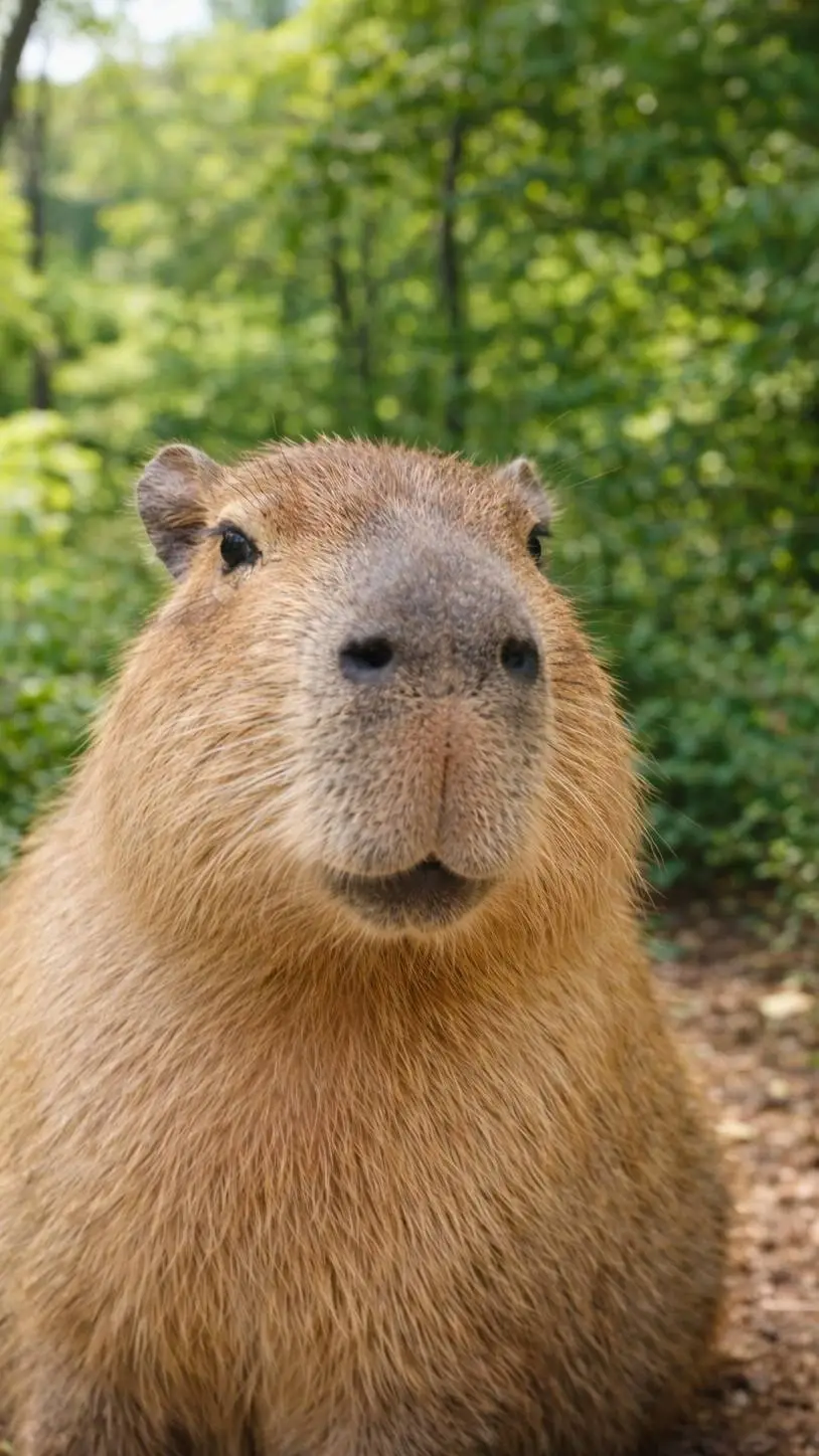 ai character: capybara background