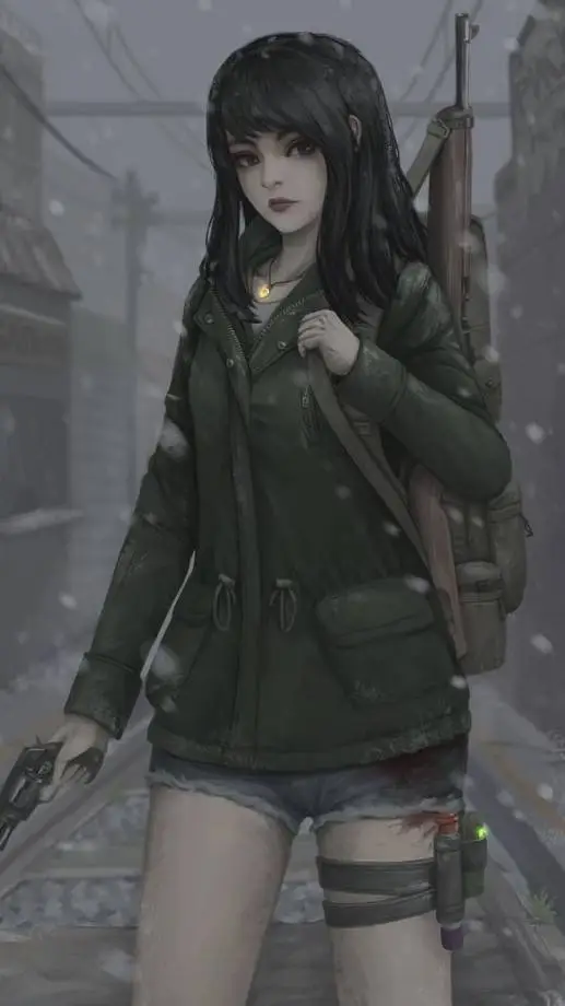 ai character: Apocalipsi zombie  background