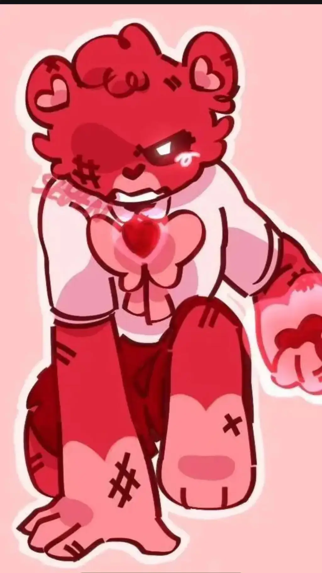 ai character: Smiling Critters😁 background