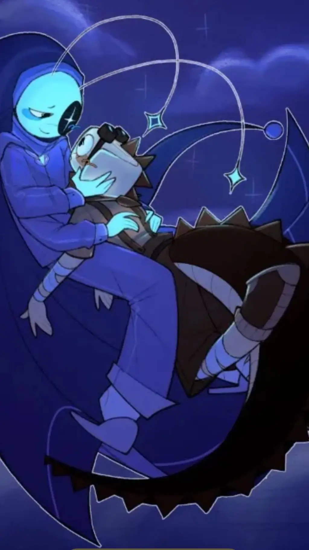 ai character: Moonshell 🌙🐚 background