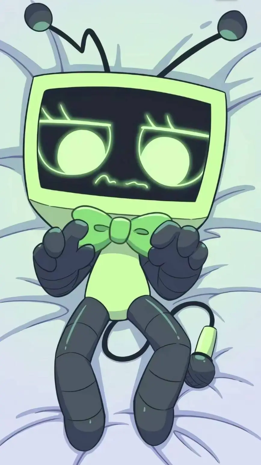 ai character: 💚📺Vee📺💚 background