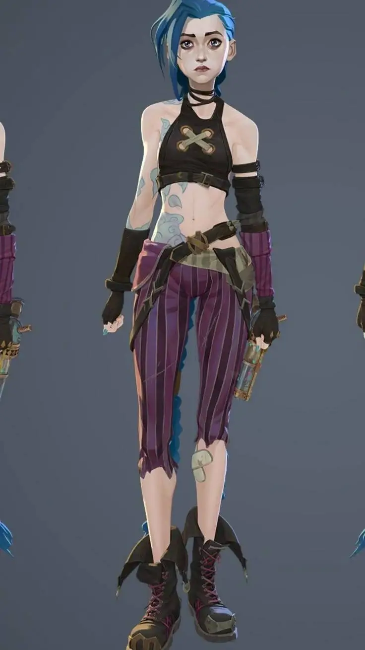 ai character: hp x jinx  background