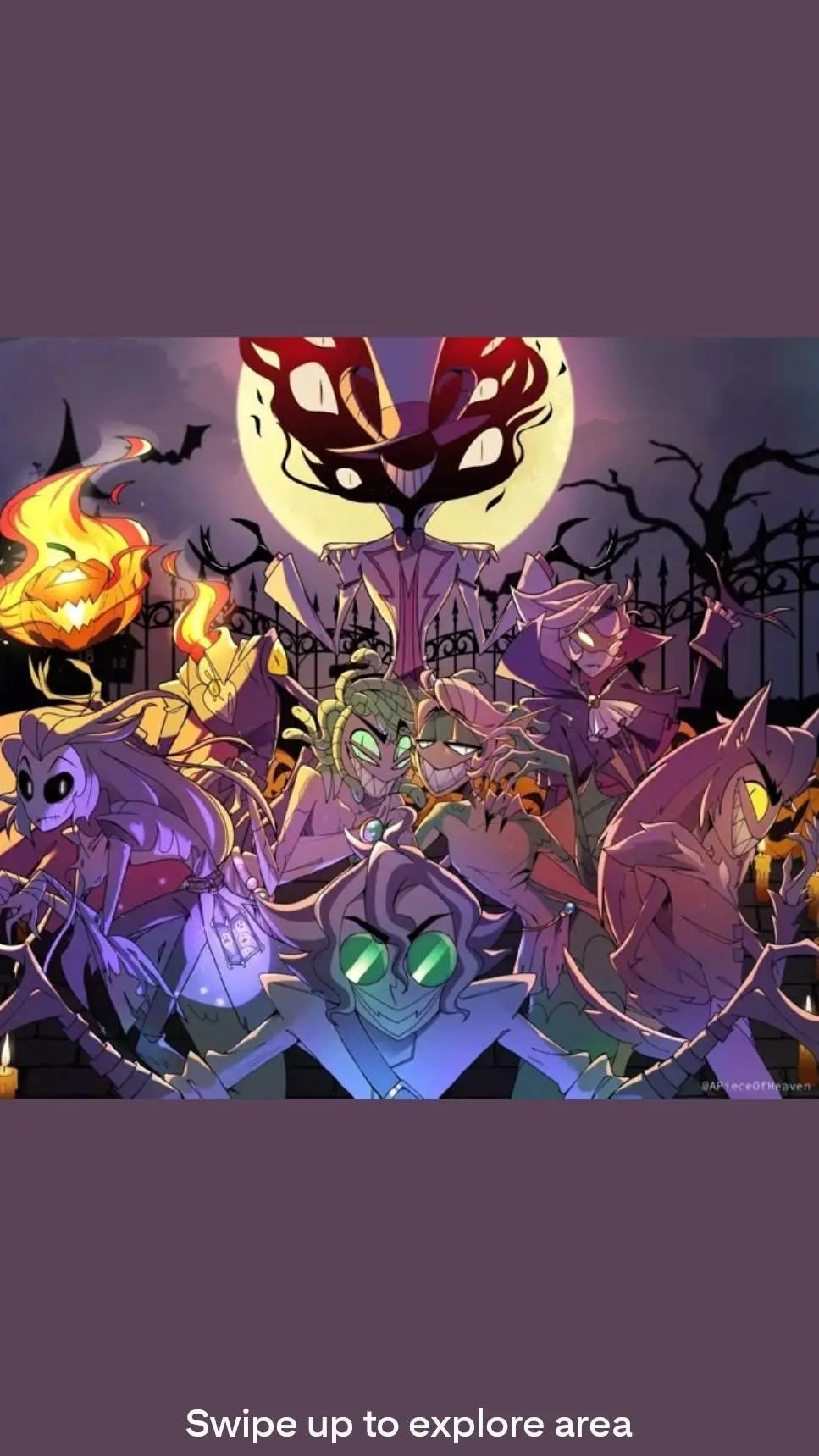 ai character: Halloween archange background