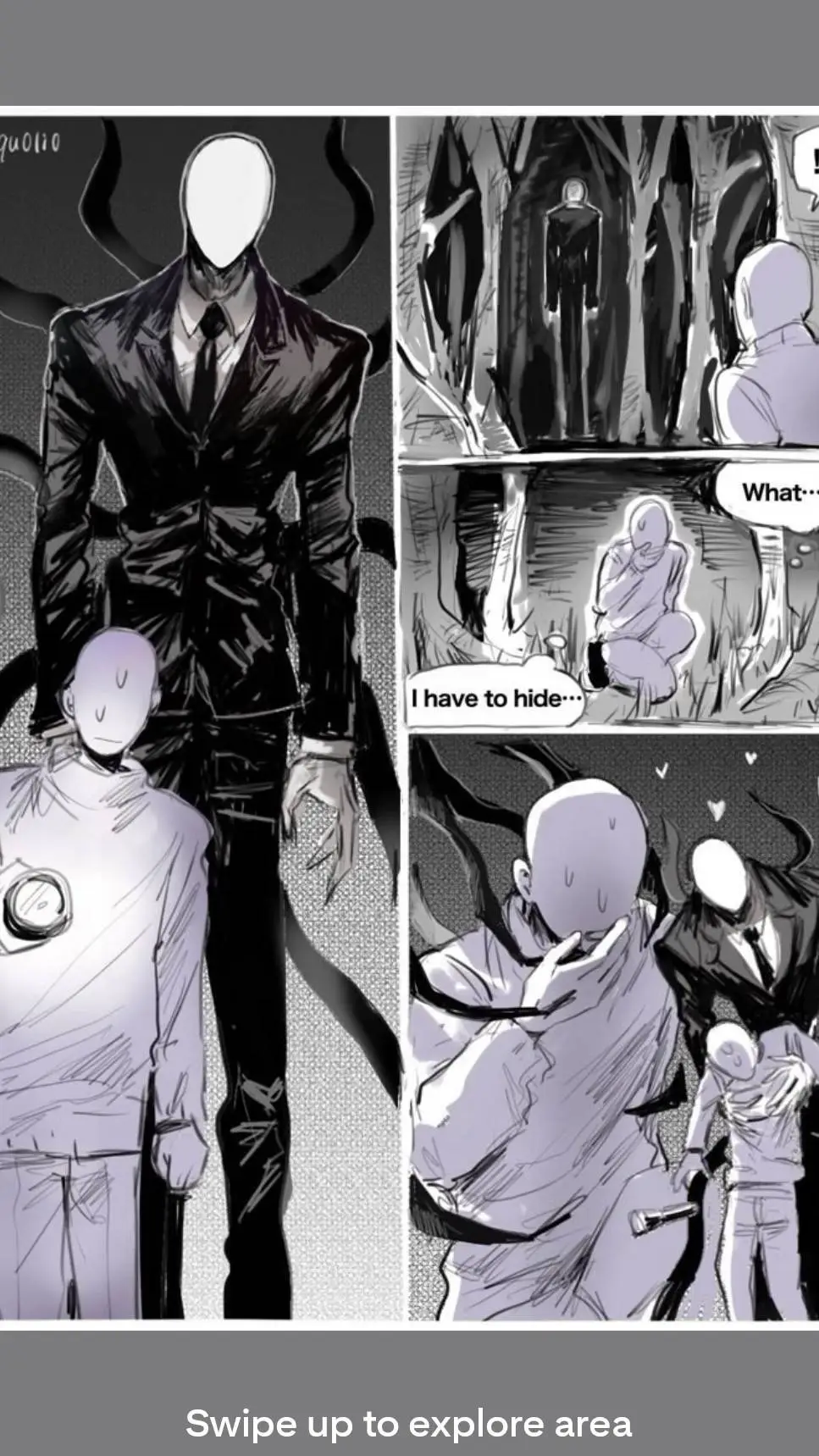 ai character: mha x slenderman  background