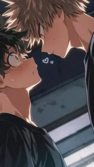 ai character: Bakugo X Midoriya  background
