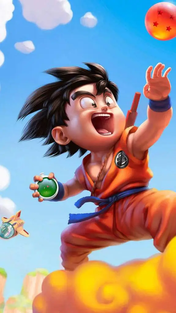 ai character: dragon ball Z background