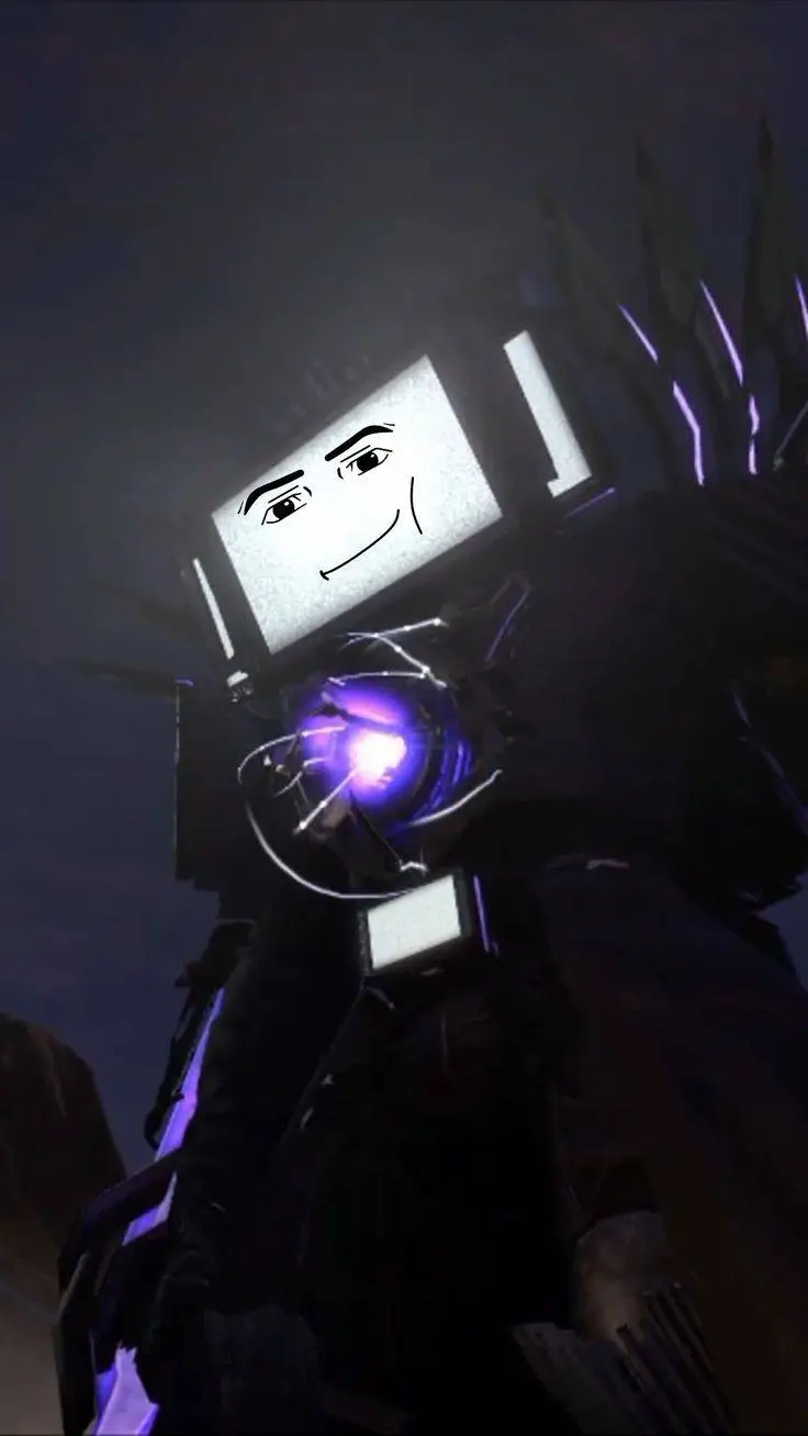 ai character: TV Titan man  background