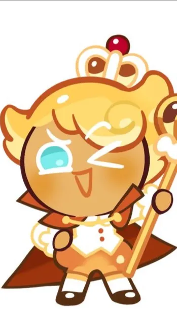 ai character: Custard cookie III background