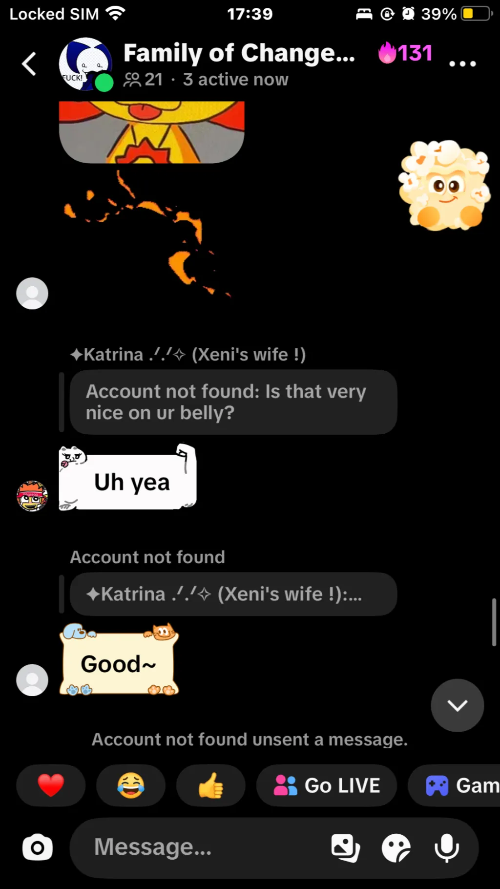 ai character: cheating bf  background