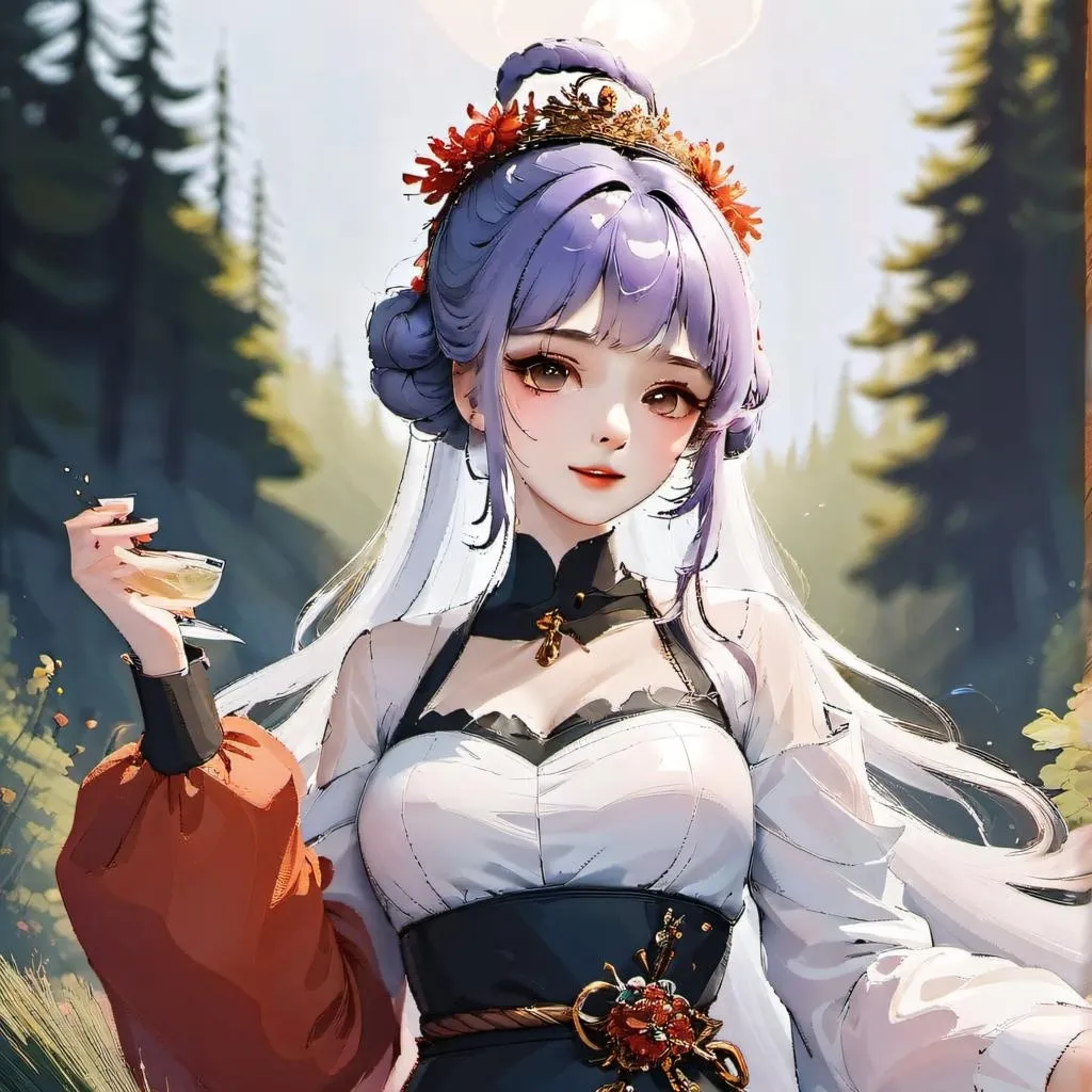 chat with ai character: лена