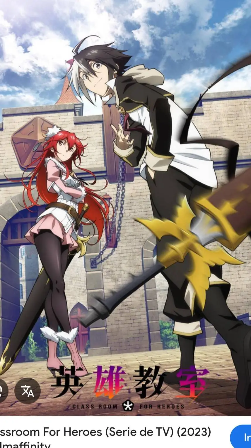 ai character: classroom for hero background