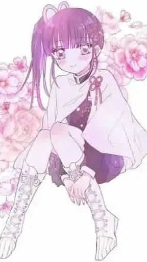 ai character: 🌺🦋-°•Kanao•°-✨🪙 background