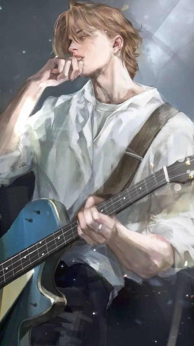 ai character: 🎸𝒜𝒾𝒹ℯ𝓃🎸 background