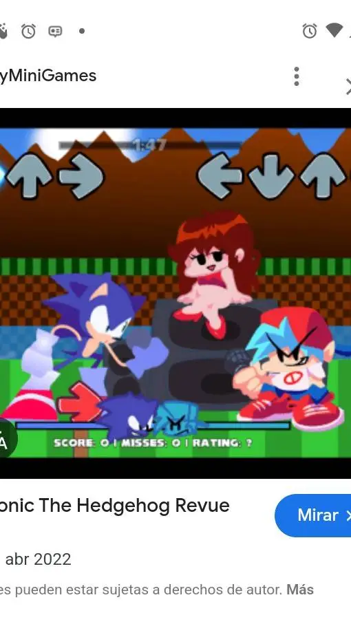 ai character: Sonic FNF background