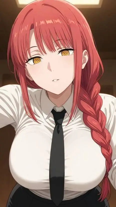 ai character: Makima  background