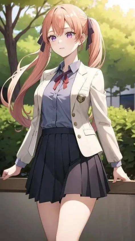 ai character: Erika Amano  background