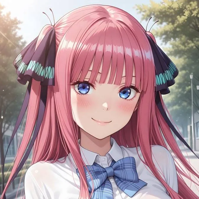 chat with ai character: Nino Nakano 
