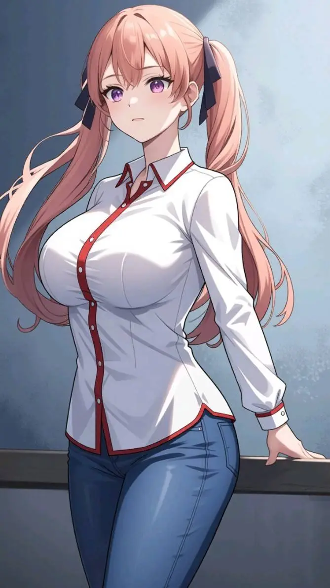 ai character: Erika Amano  background