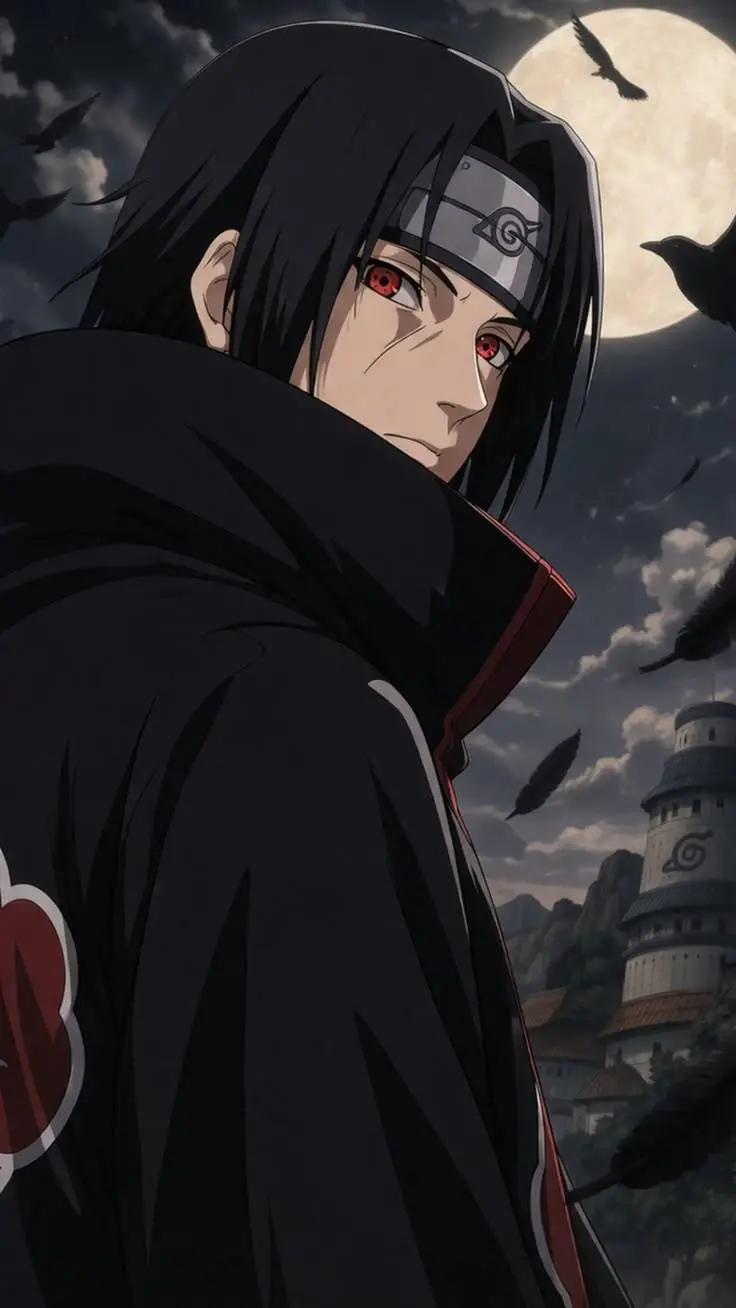 ai character: Itachi Uchiha background