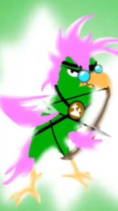 ai character: Flip the Parrot background