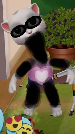 ai character: haunted Angela background