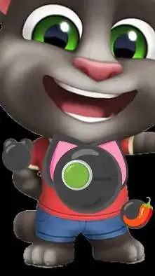 ai character: Tom cat emoji (me) background