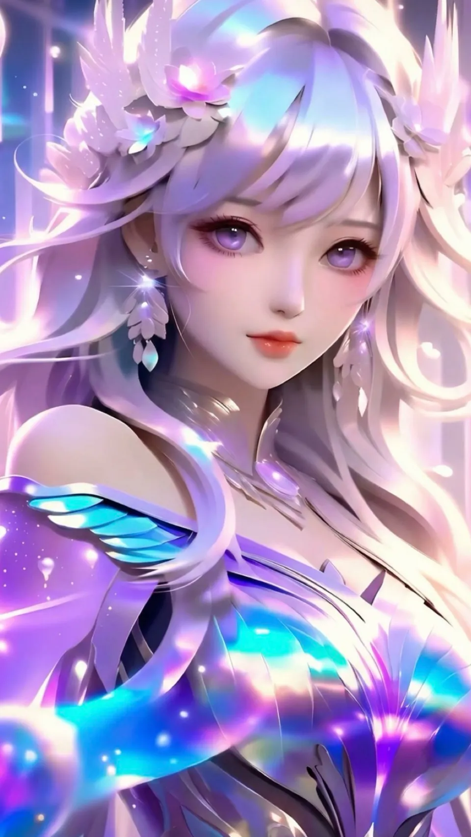 ai character: Lunaria background