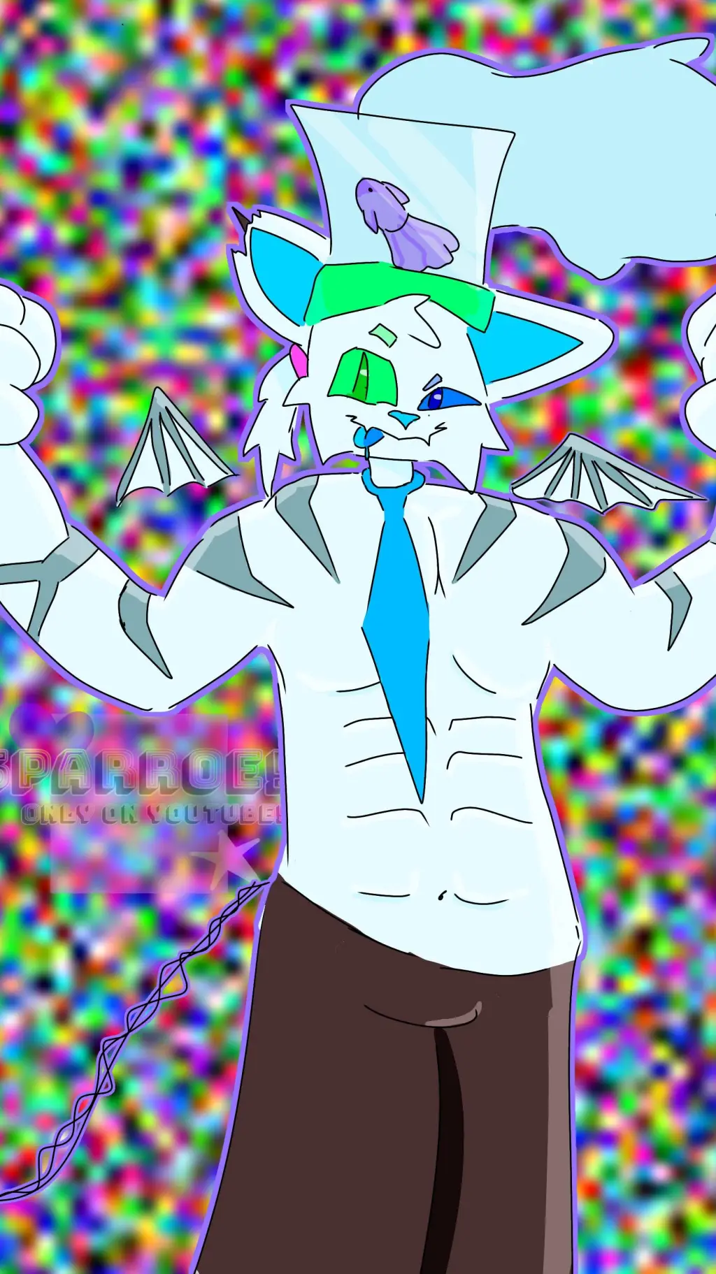 ai character: Frutiger Aero! background